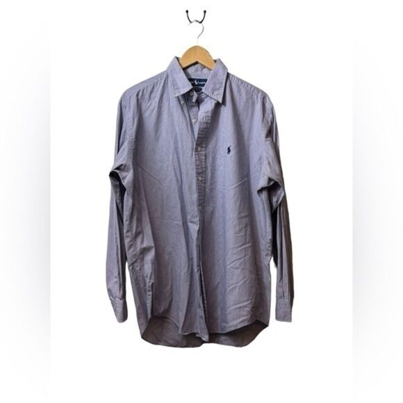 RALPH LAUREN Yarmouth button up shirt 15.5 34/35 - Picture 1 of 4